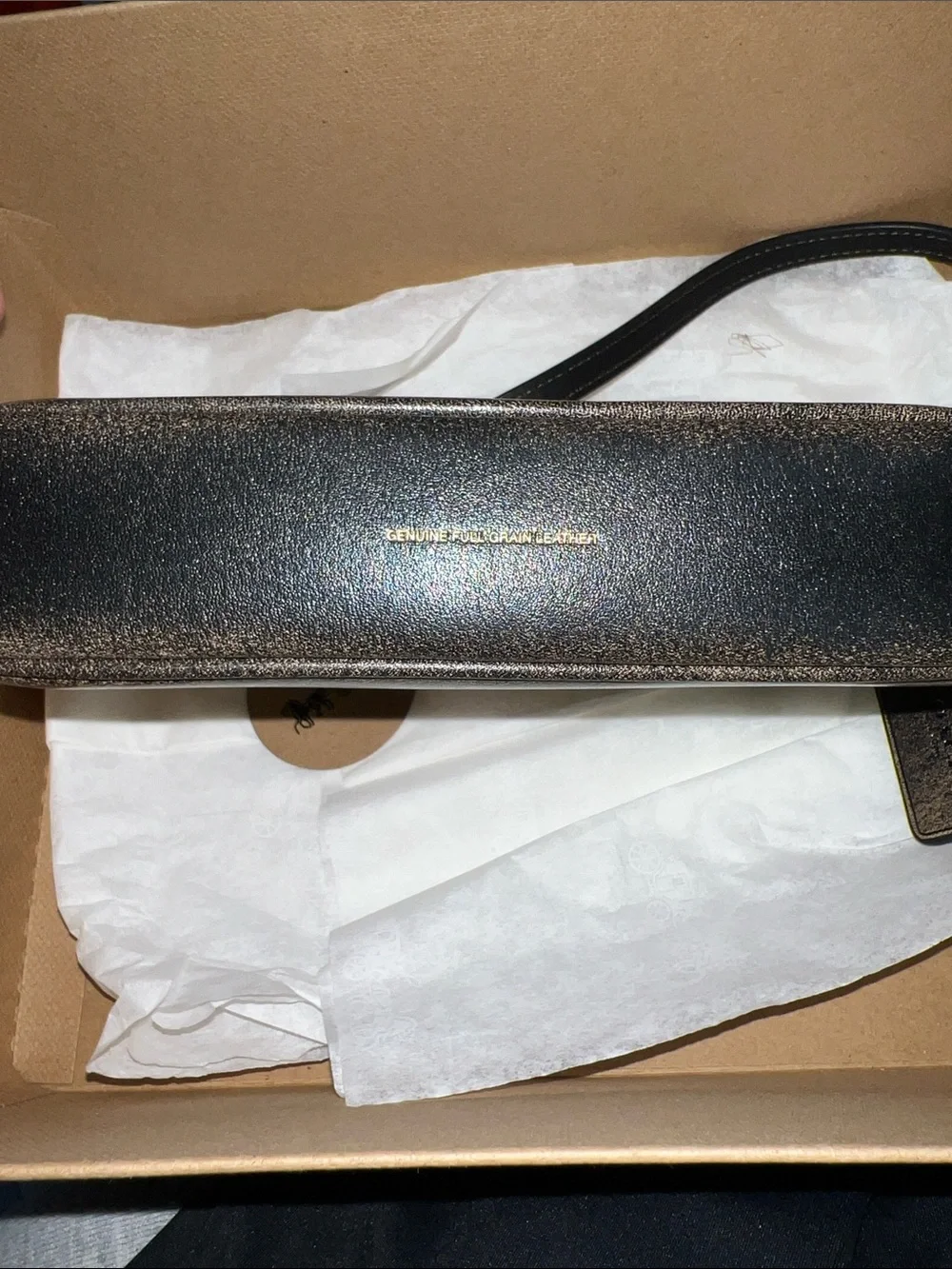 Coach plaza Rexy Black Leather Mini Wristlet with Colorful Sticker Accents